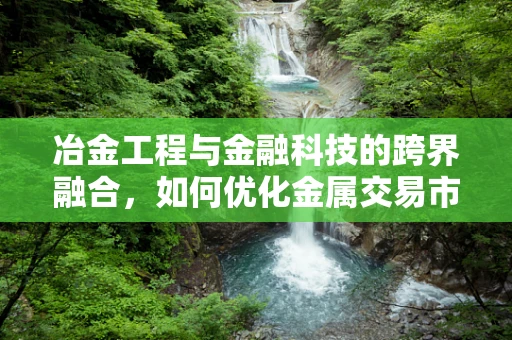 冶金工程与金融科技的跨界融合，如何优化金属交易市场的风险管理？