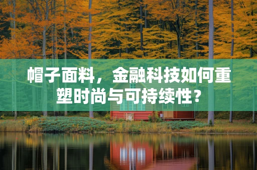 帽子面料，金融科技如何重塑时尚与可持续性？