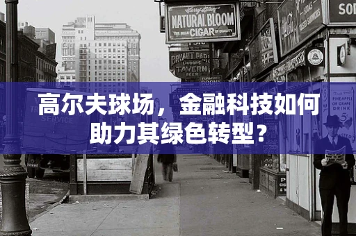 高尔夫球场，金融科技如何助力其绿色转型？