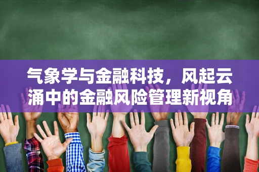 气象学与金融科技，风起云涌中的金融风险管理新视角？