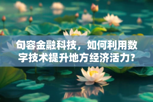 句容金融科技，如何利用数字技术提升地方经济活力？