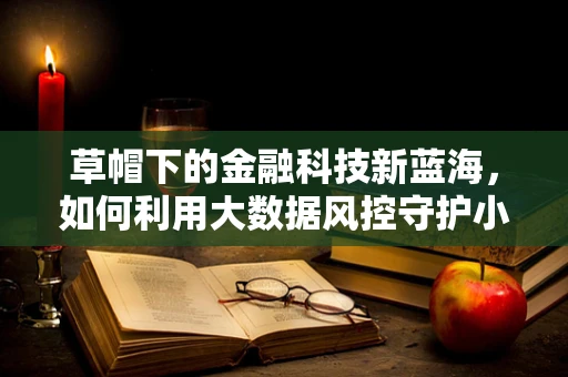 草帽下的金融科技新蓝海，如何利用大数据风控守护小微企业？