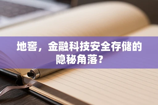 地窖，金融科技安全存储的隐秘角落？