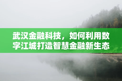 武汉金融科技，如何利用数字江城打造智慧金融新生态？