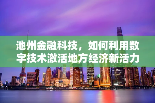 池州金融科技，如何利用数字技术激活地方经济新活力？