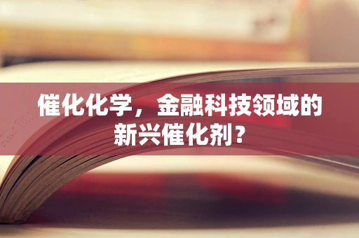 催化化学，金融科技领域的新兴催化剂？