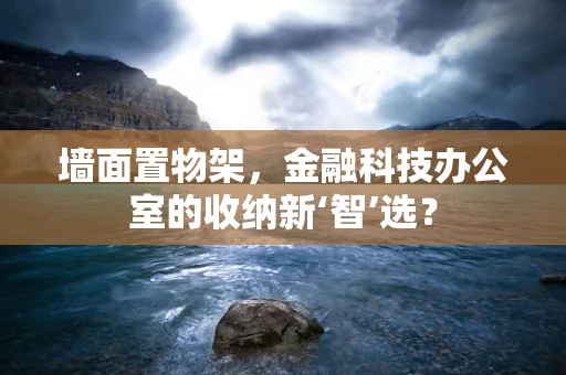 墙面置物架，金融科技办公室的收纳新‘智’选？