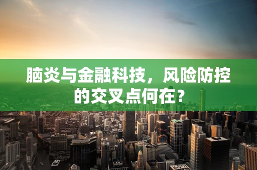 脑炎与金融科技，风险防控的交叉点何在？