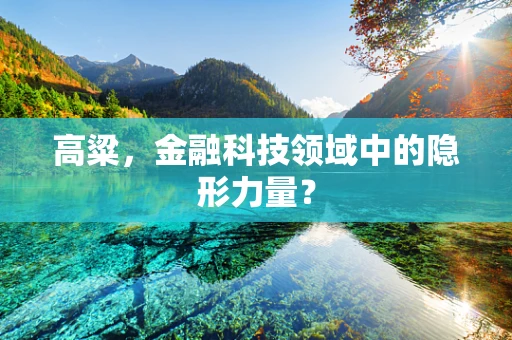 高粱，金融科技领域中的隐形力量？