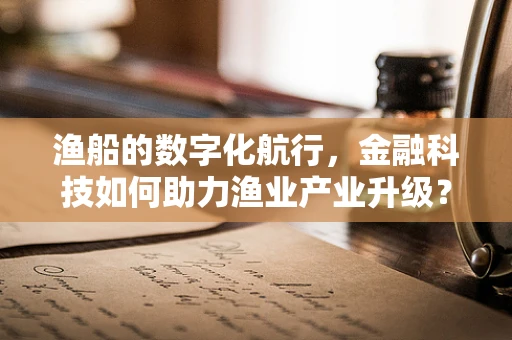 渔船的数字化航行，金融科技如何助力渔业产业升级？