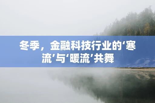 冬季，金融科技行业的‘寒流’与‘暖流’共舞