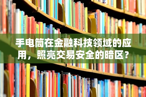 手电筒在金融科技领域的应用，照亮交易安全的暗区？