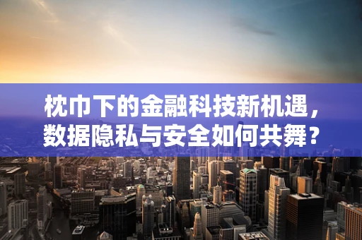 枕巾下的金融科技新机遇，数据隐私与安全如何共舞？