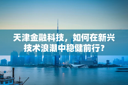 天津金融科技，如何在新兴技术浪潮中稳健前行？