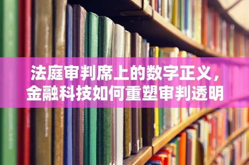 法庭审判席上的数字正义，金融科技如何重塑审判透明度？