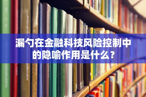 漏勺在金融科技风险控制中的隐喻作用是什么？