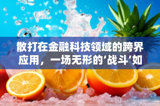 散打在金融科技领域的跨界应用，一场无形的‘战斗’如何影响我们的金融安全？