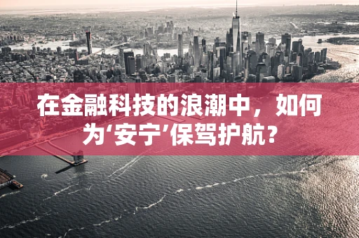 在金融科技的浪潮中，如何为‘安宁’保驾护航？