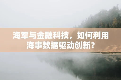 海军与金融科技，如何利用海事数据驱动创新？