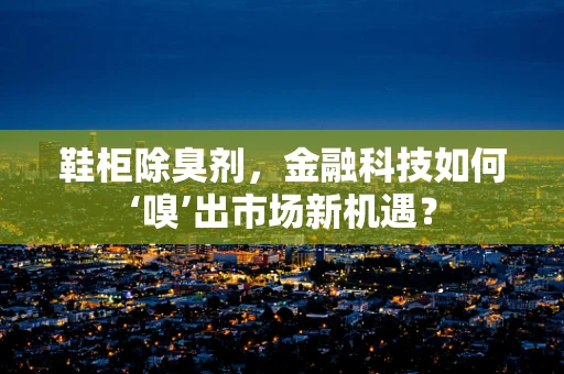 鞋柜除臭剂，金融科技如何‘嗅’出市场新机遇？