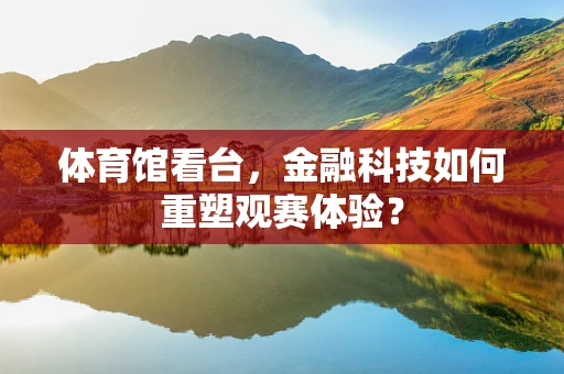 体育馆看台，金融科技如何重塑观赛体验？