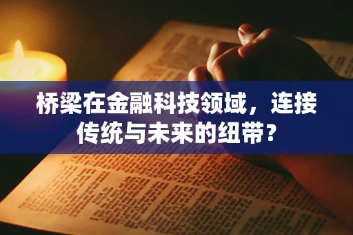 桥梁在金融科技领域，连接传统与未来的纽带？