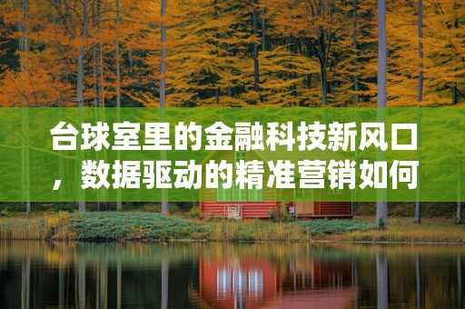 台球室里的金融科技新风口，数据驱动的精准营销如何‘一杆进洞’？