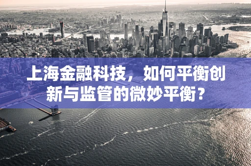 上海金融科技，如何平衡创新与监管的微妙平衡？