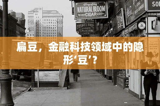 扁豆，金融科技领域中的隐形‘豆’？