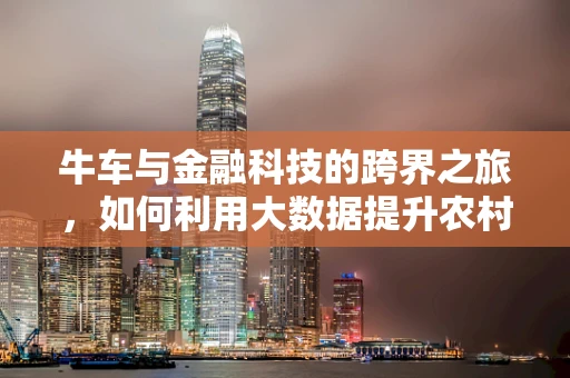 牛车与金融科技的跨界之旅，如何利用大数据提升农村金融服务效率？