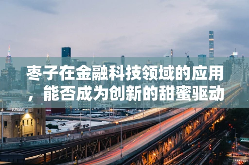 枣子在金融科技领域的应用，能否成为创新的甜蜜驱动力？