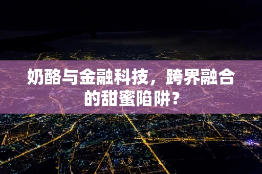 奶酪与金融科技，跨界融合的甜蜜陷阱？