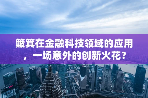 簸箕在金融科技领域的应用，一场意外的创新火花？